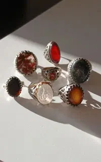 انگشترهای نقره خاص پسند