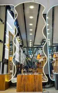 تولید آینه قدی سالنی و خانگی