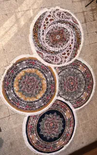 فرش گرد با قیمت درب کارخانه و پرداخت درب منزل