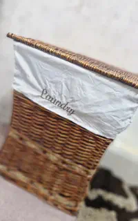 سبد رخت چرک حصیری
