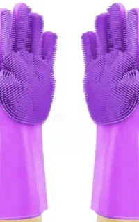 دستکش ظرفشویی اسکاچ دار سیلیکونی