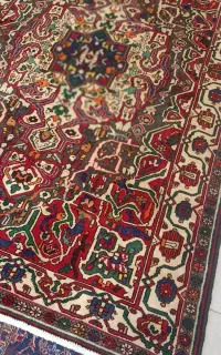 دستباف بختیاری نایاب سالم آنتیک...