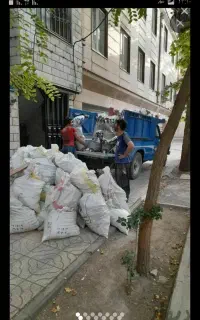 خاک خاکبرداری حمل نخاله ماسه با نیسان کمپرسی