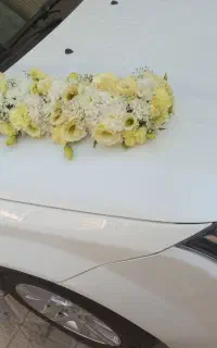 گل ارایی ماشین عروس  ارزان