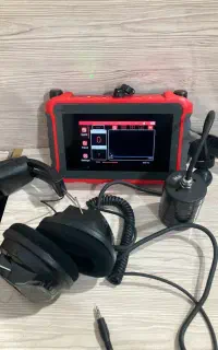 نشت یابی تشخیص ترکیدگی لوله اب با دستگاه تصویری