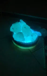 چراغ خواب  آباژور سنگ نمک سنگ طبیعی