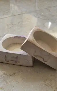 ظرف سفالی اب و غذا پت