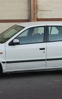 سمند 87 سفید دوگانه فابریک