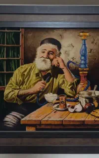 تابلوفرش سنتی یاد ایام