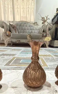 ست گلدان مس