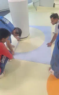 نیروی ساده یا نیمه ماهر جهت نصب کفپوش بیمارستانی