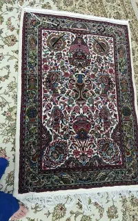 فرش دستباف جیریا نقش زیر خاکی