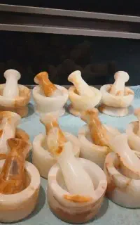 قندان سنگ مرمر وهاونگ مرمر