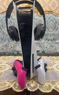 Ps5 fat با دسته اضافه و هدفون