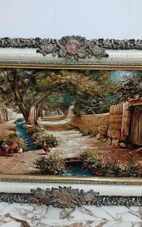 تابلو فرش کوچه باغ