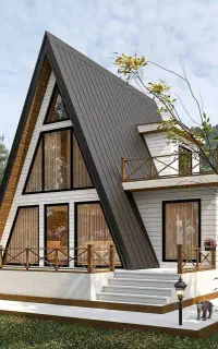 ساخت ویلا سوئیسی رو زمین