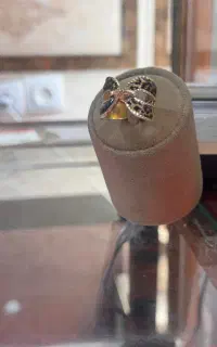انگشتر پلنگی با اجرت دو درصد (زرگری عظیم زاده)