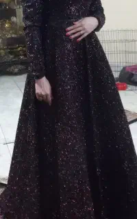 پیراهن مجلسی منجق دوزی شده