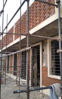 داربست فلزی نمای شهر