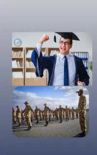مشاور تحصیلی،سربازی(اخذ مدرک تحصیلی،معافیت خدمت)