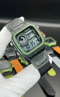 ساعت مچی casio جهان نما اصل ژاپن بند برزنتی