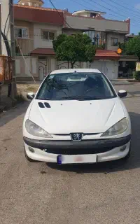 پژو ۲۰۶ اس دی v8 بی رنگ