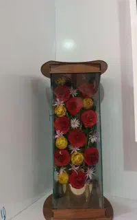 باکس گل شیشه ای