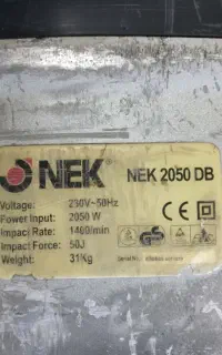 بتن کن چکش برقی ۳۱ کیلویی NEK 2050