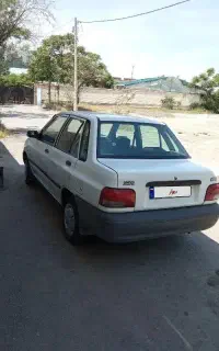 پراید مدل ۸۲ بدون رنگ شاسی سالم