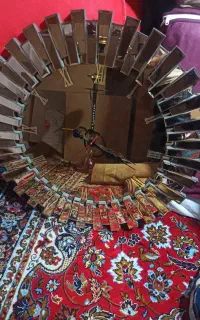 ساعت و تابلو 3تیکه