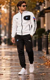 ست گرمکن و شلوار BMW