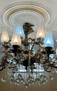لوستر ۸ شاخه دوبل(۱۶ چراغ)