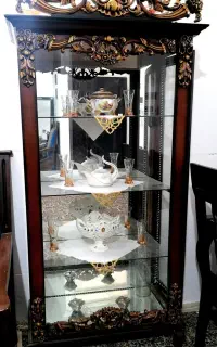 بوفه چوب و منبت پلی استر