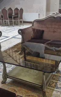 مبل استیل هفت نفره به همراه ناهارخوری هشت نفره