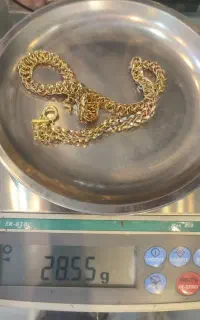 گردنبند طلای 18 عیار 28.5 گرم