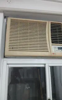کولرپنجره ای الجی سالم درحال استفاده