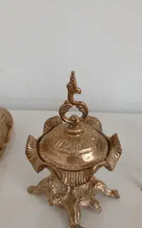 برنز گوزن .قندان