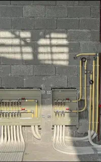 لوله کشی تاسیسات و برق کشی ساختمان و پمپ آب