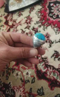 انگشتر نقره فیروزه،درشت