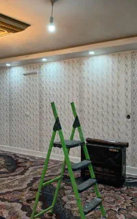 طرح کاغذ دیواری نقاشی ساختمان