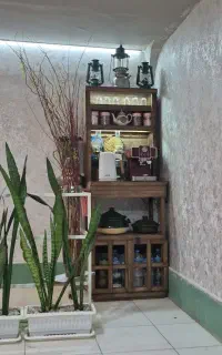 کافی بار چوبی