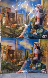 سفره نسوز طرح دار کوچک و بزرگ