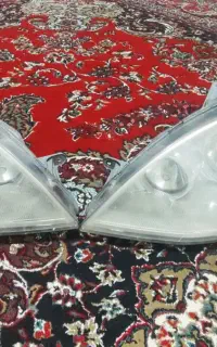 یک جفت چراغ تیبا سالم همراه با همه چراغ هاش