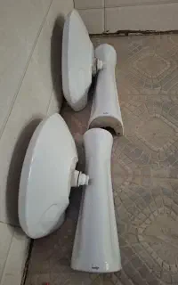فروش روشویی پایه دار به همراه آینه و باکس