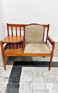 میز تلفن چوبی