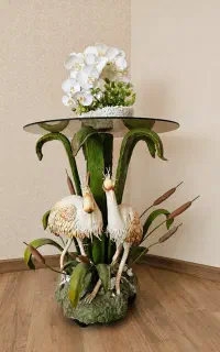 میز تزئینی طرح پرنده