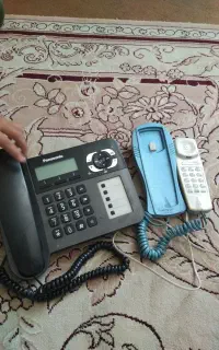 تلفن رومیزی  پاناسونیک تمیز سالم