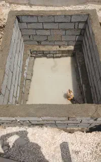 چاه کن حفاری چاه فاضلاب تخریب کار در بوشهر