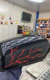 صافکاری ‌‌و نقاشی دکتر دیتیلینگ در بلوار