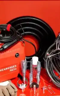 لوله بازکنی فنرزنی با دستگاه وپمپ شبانه روزی